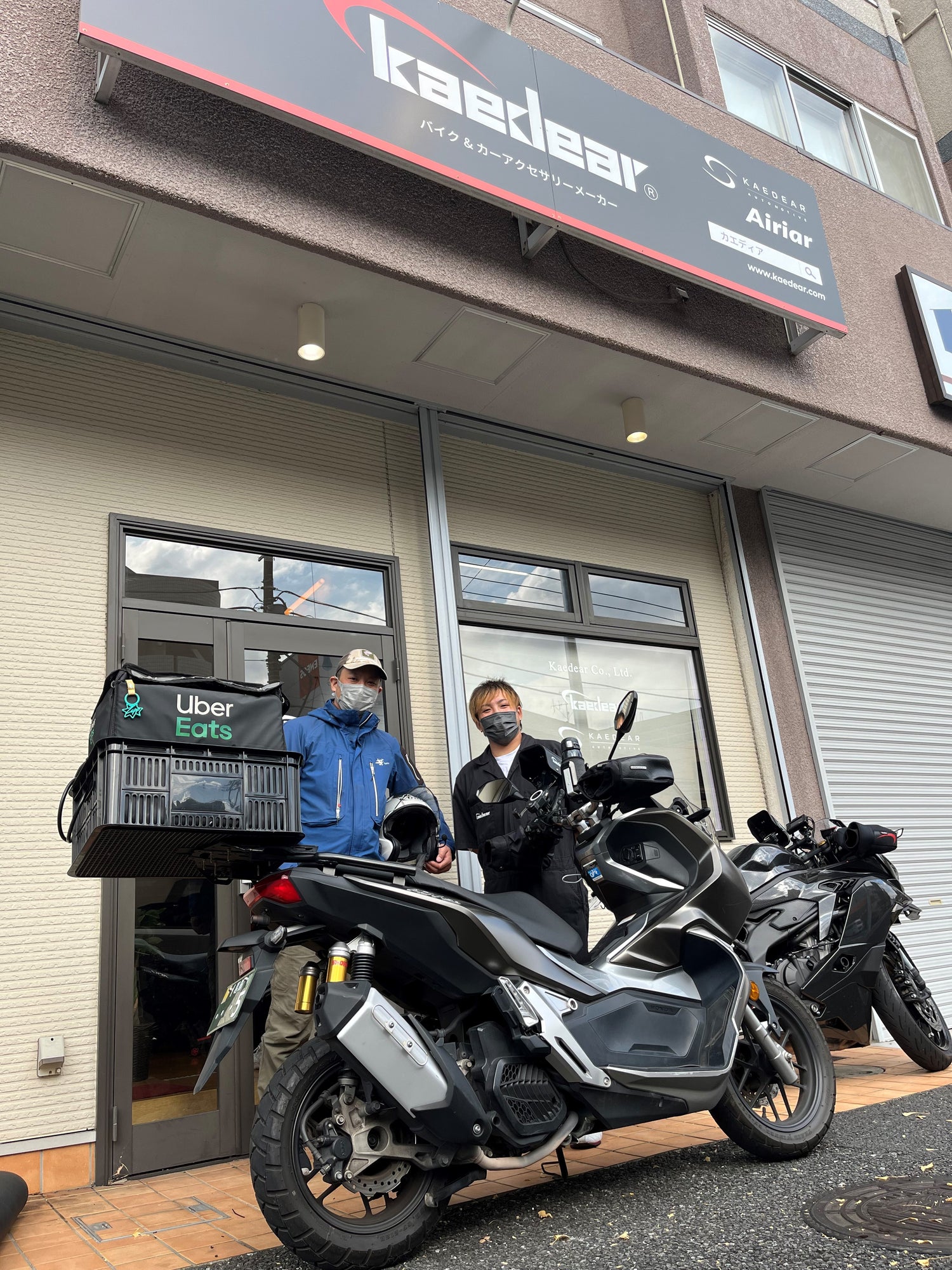 ADV150で遠方よりご来店!
