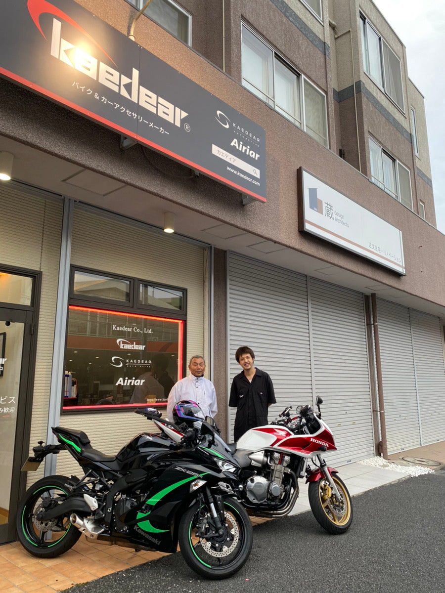 CB1300の手裏剣取付け!60代後半で大型免許に挑戦!