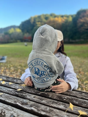 kids hoodie DGBB-11 (navy / gray)