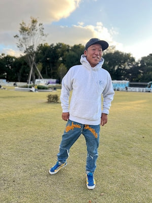 ORIGINAL HOODIE DGBB-10(navy /gray )