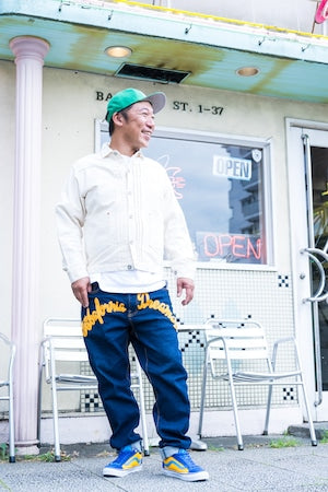 201 STRETCH DENIM~フロント刺繍あり~    dgbb-6