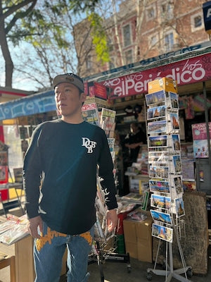 Classic long sleeve T-shirt(BLACK/WHITE)  DGBB-2(ブラック / ホワイト)