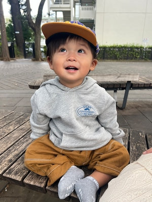 kids hoodie  DGBB-11 (navy / gray)