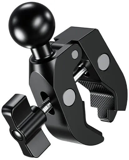 Kaedear Motorcycle Smartphone Holder Vice Mount 12.7mm to 50.8mm KDR-R23A (1 inch ball)