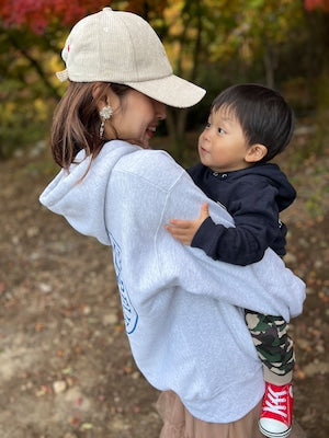 kids hoodie  DGBB-11 (navy / gray)