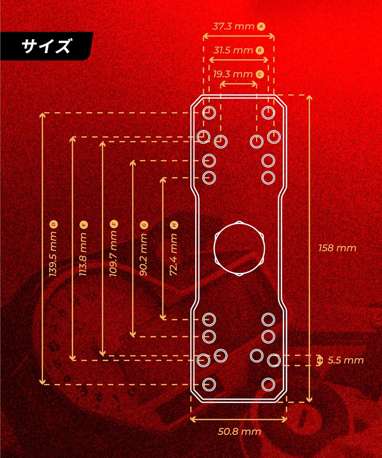Device Mount Base Mount Ball (1 inch) KDR-R21-1