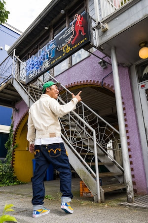 201 STRETCH DENIM~フロント刺繍あり~    dgbb-6