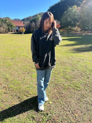 VINTAGE BLACK HOODIE DGBB-9