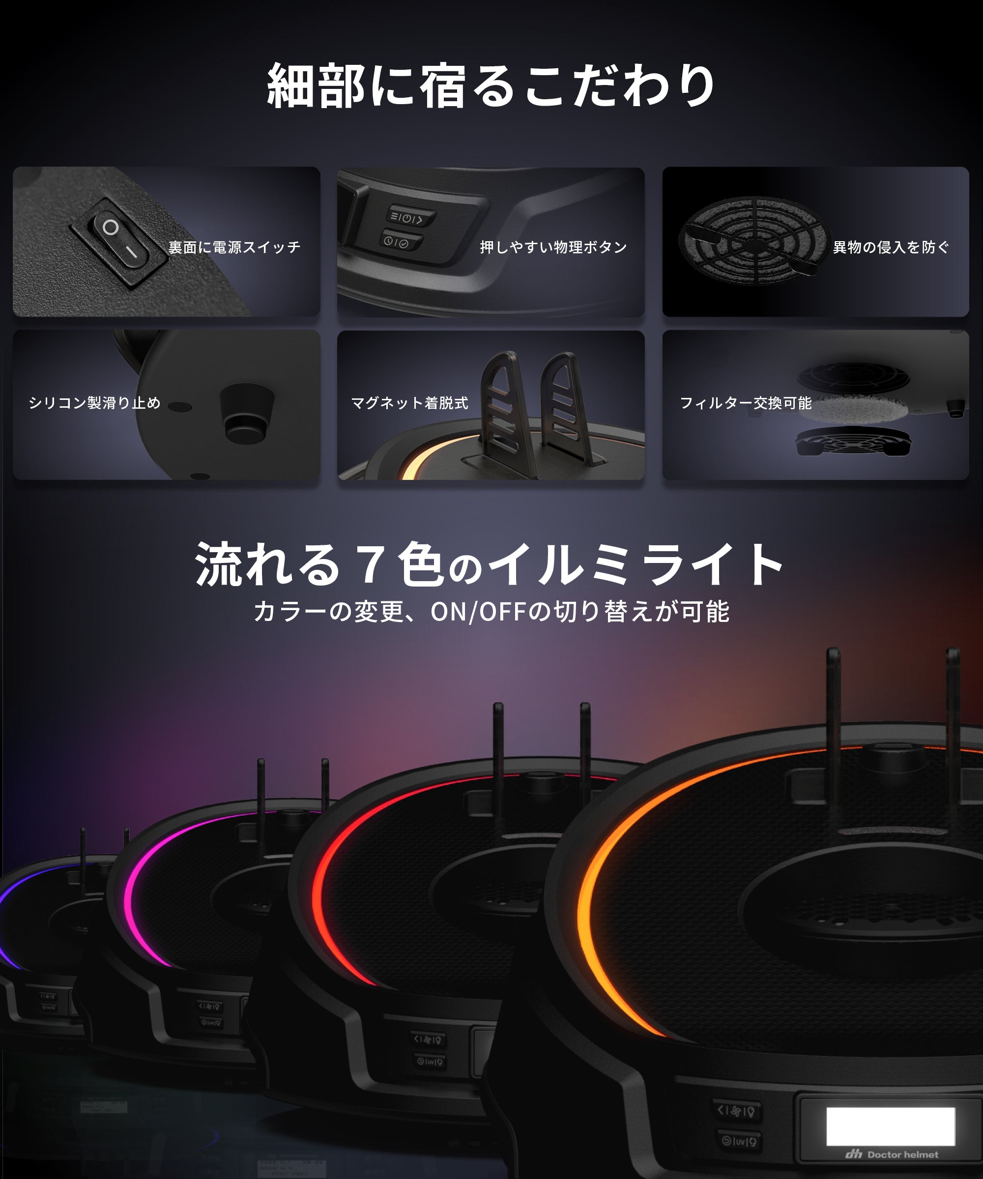 ドクターヘルメット ヘルメットドライヤー DH-H1