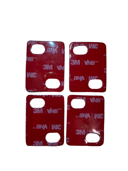 4 pieces of double-sided tape for mounting the dashcam camera