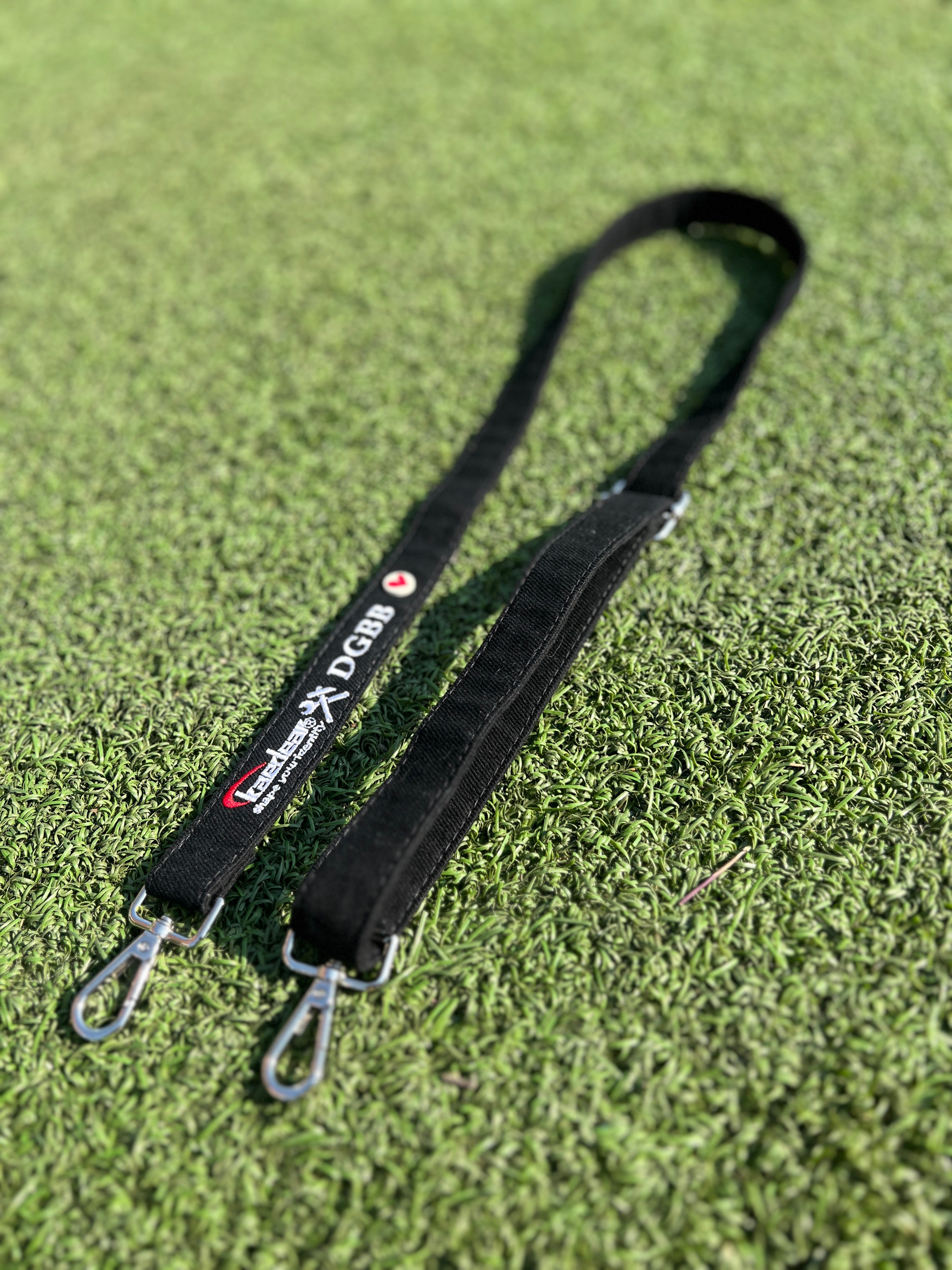 ドンゲバビー監修 Kaedear×DGBBコラボロゴ入り 高機能デニムショルダーベルト KDR-ME-DG (bl / bk)