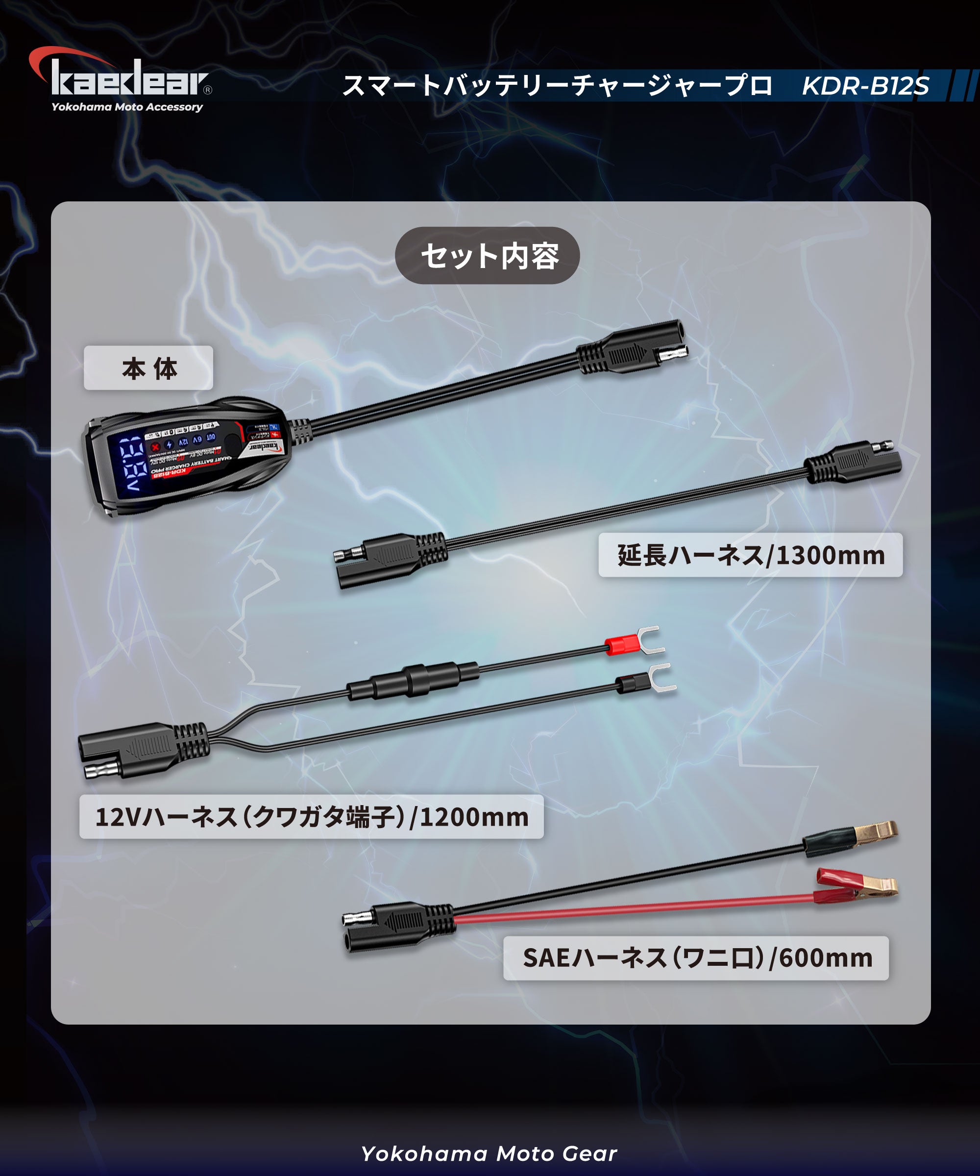 スマートバッテリーチャージャーPRO KDR-B12S