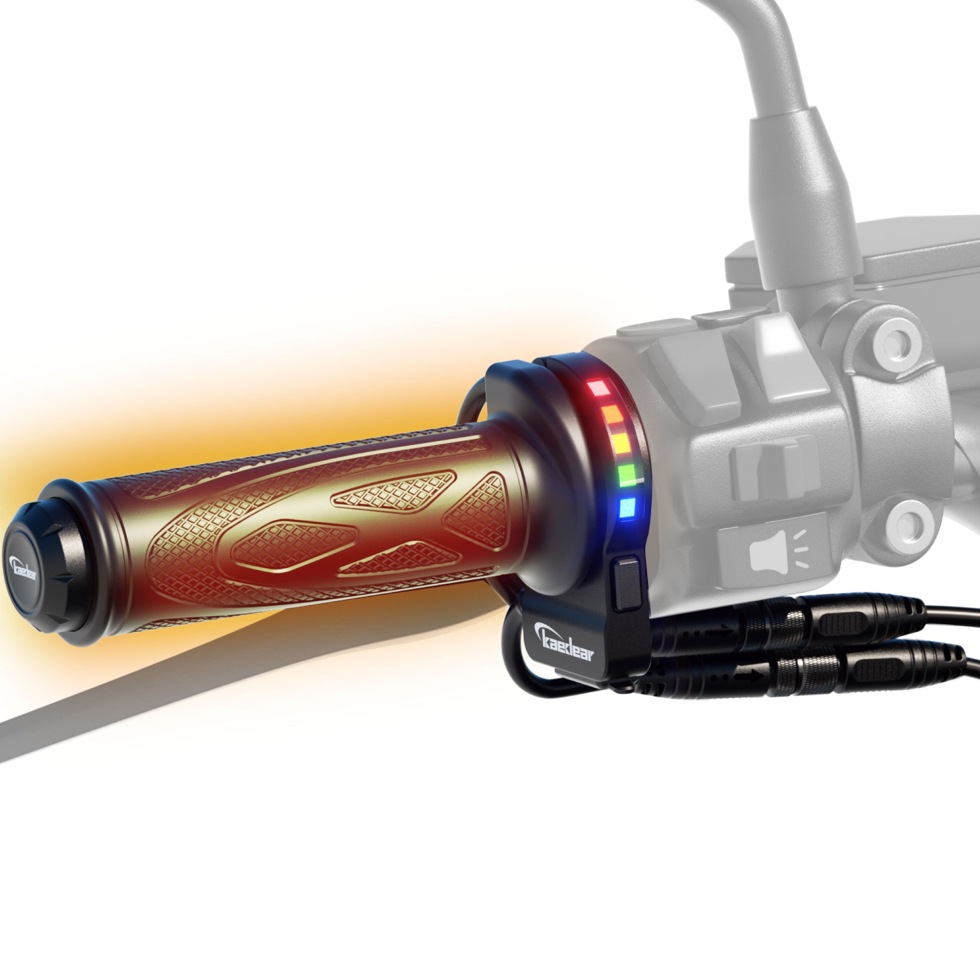 グリップヒーター グリップ径 22.2mm 長さ 115/120/125/130mm KDR-GH3C (コアキシャル)