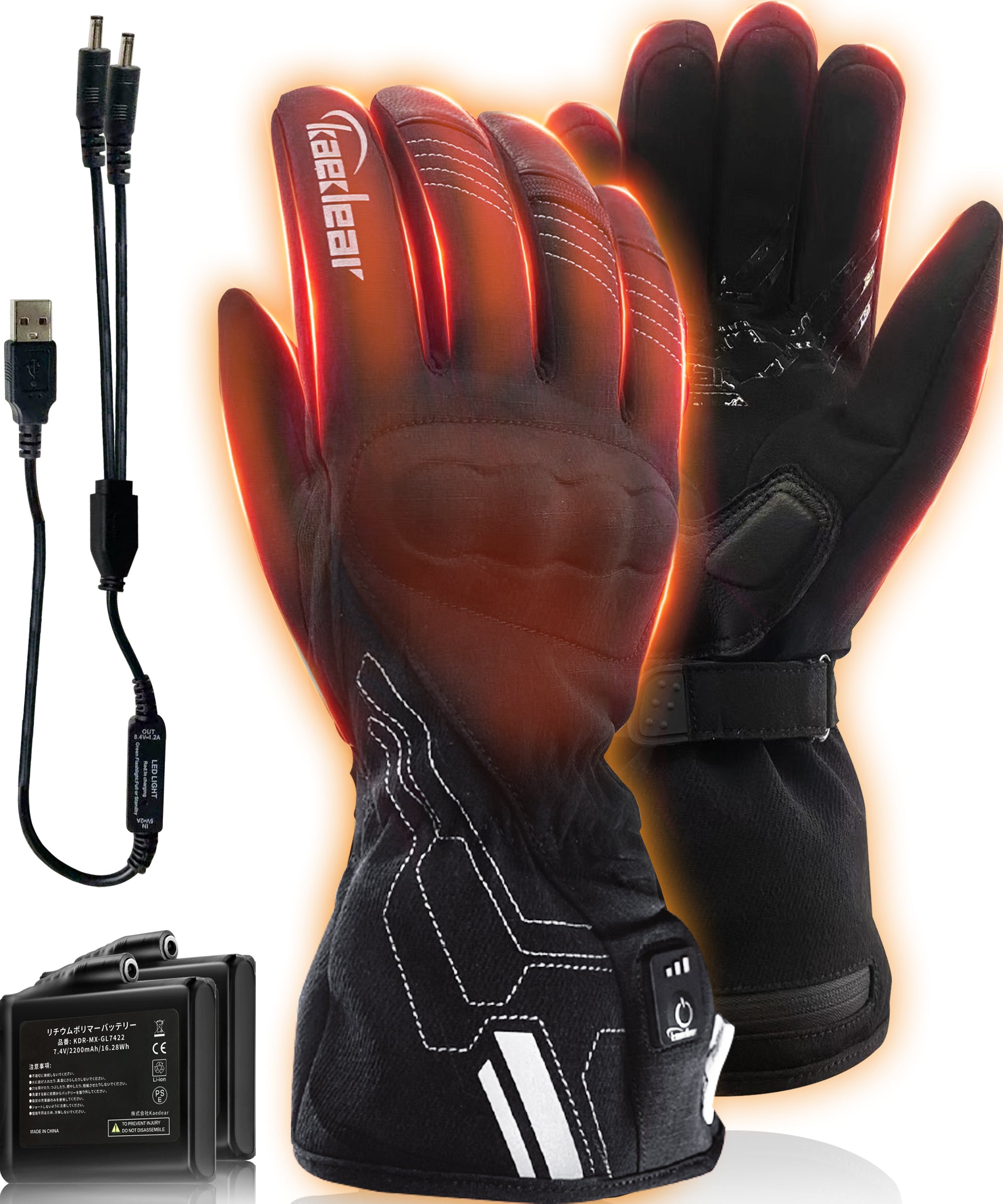 Heated Gloves Electric Heated Motorcycle Gear Comfortable Support
