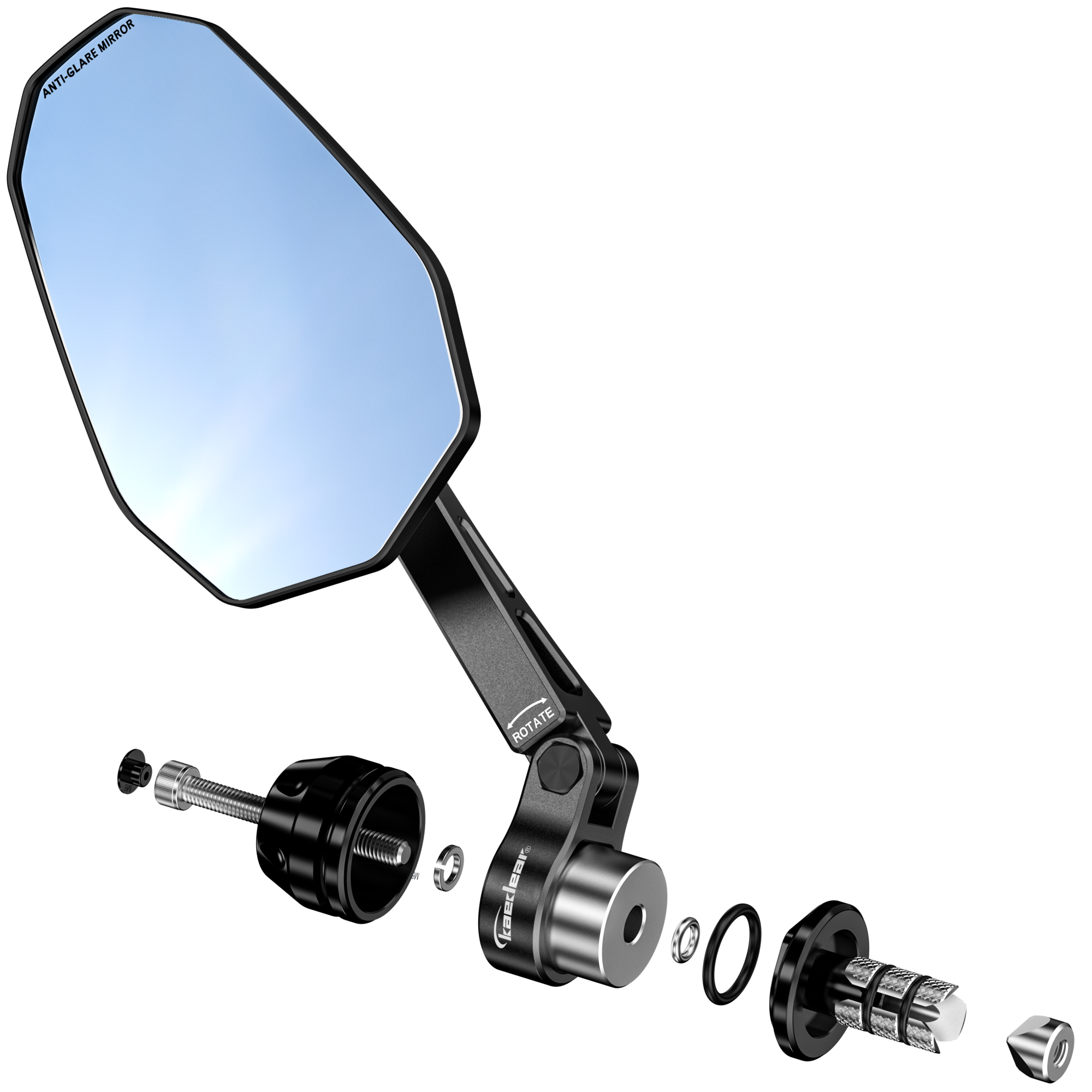 シックスビジョン KDR-RM203 - ステルスミラー/エクスエンド(汎用)
