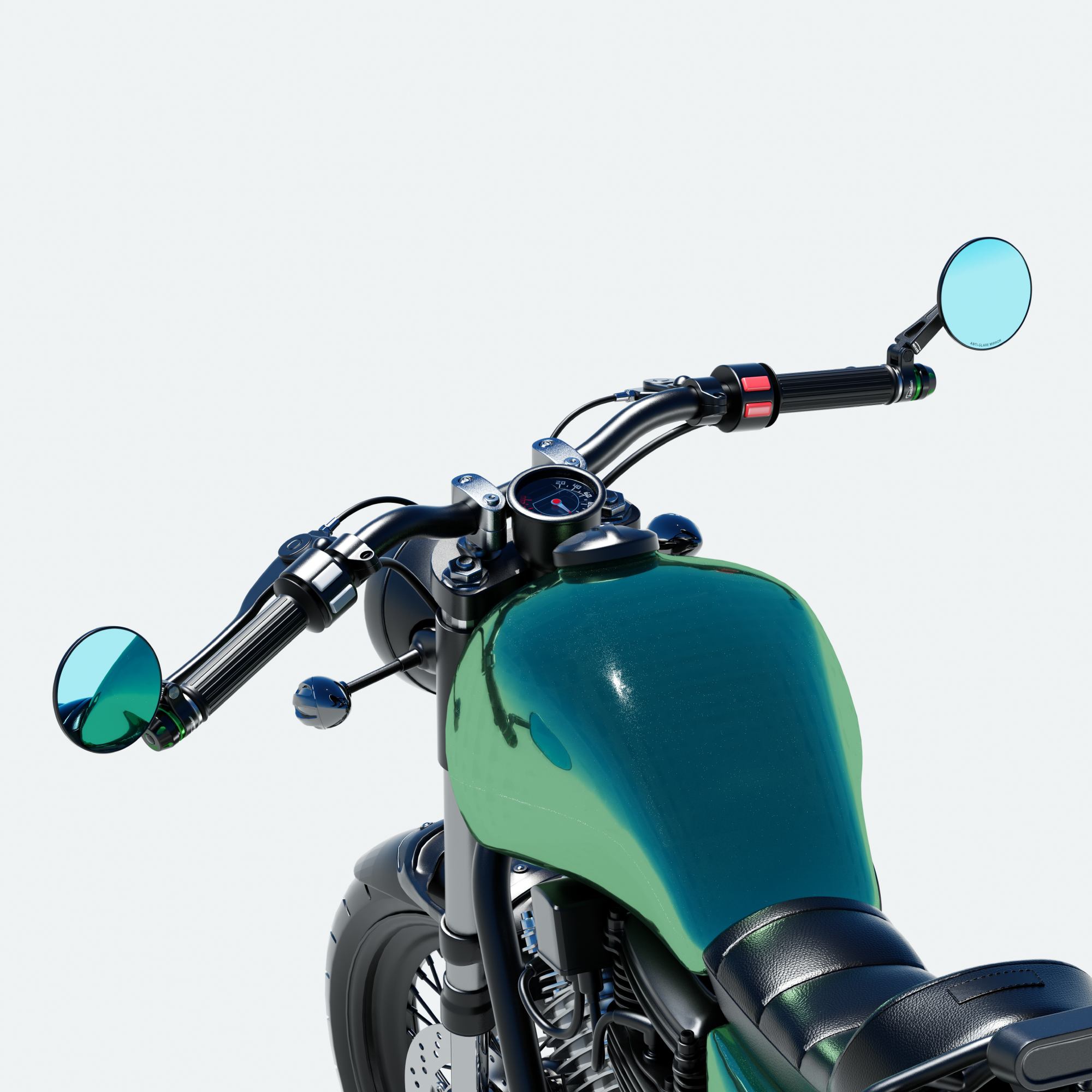 シックスビジョン KDR-RM303 - ネオクラシックミラー/エクスエンド(汎用)