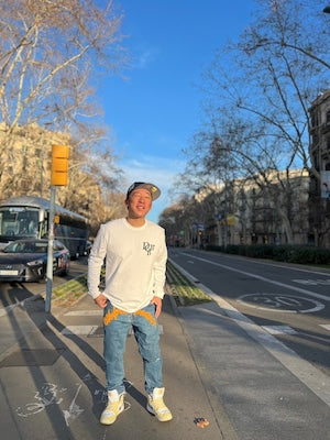 Classic long sleeve T-shirt(BLACK/WHITE)  DGBB-2(ブラック / ホワイト)