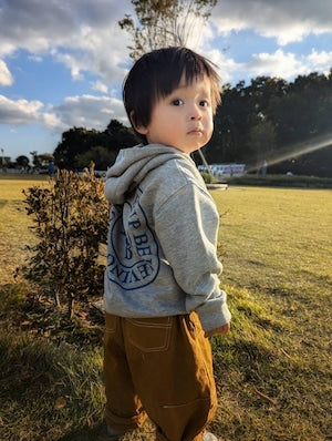 kids hoodie  DGBB-11 (navy / gray)