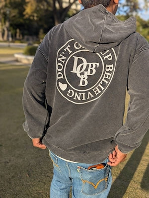 VINTAGE BLACK HOODIE DGBB-9