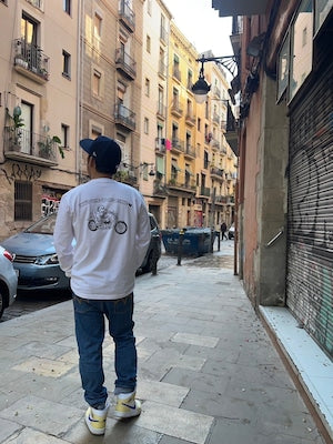 Classic long sleeve T-shirt(BLACK/WHITE)  DGBB-2(ブラック / ホワイト)