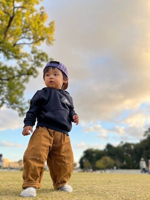 kids hoodie  DGBB-11 (navy / gray)