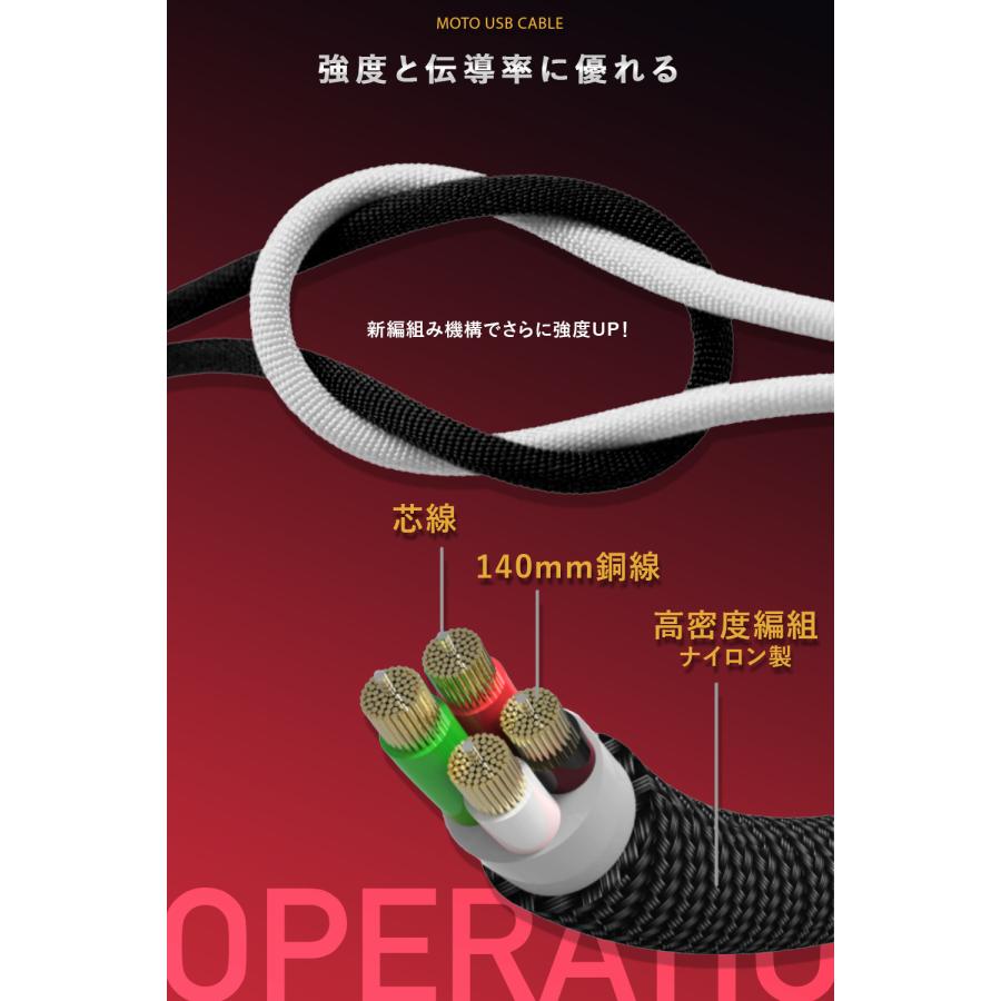 USB charging cable 15cm Android (Type C to Type C) KDR-SC2-C15