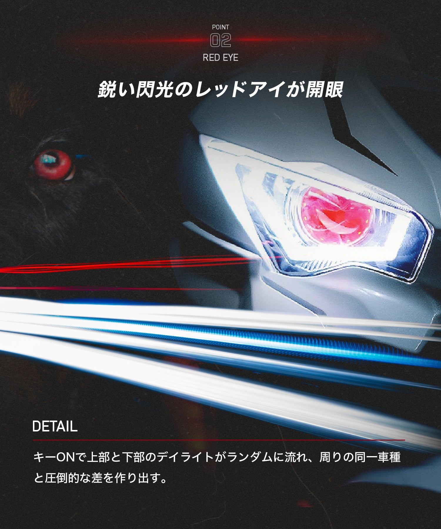 Cyber LED KAWASAKI Ninja ZX-25R カスタムヘッドライト /Ninja250 / Nija400 / Ninja650 / ZX4R / ZX6R / KDR-ZX25R-FL1