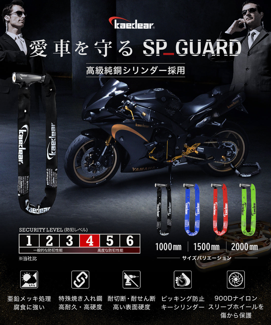 SP-GUARD タイプ チェーン KDR-LK1