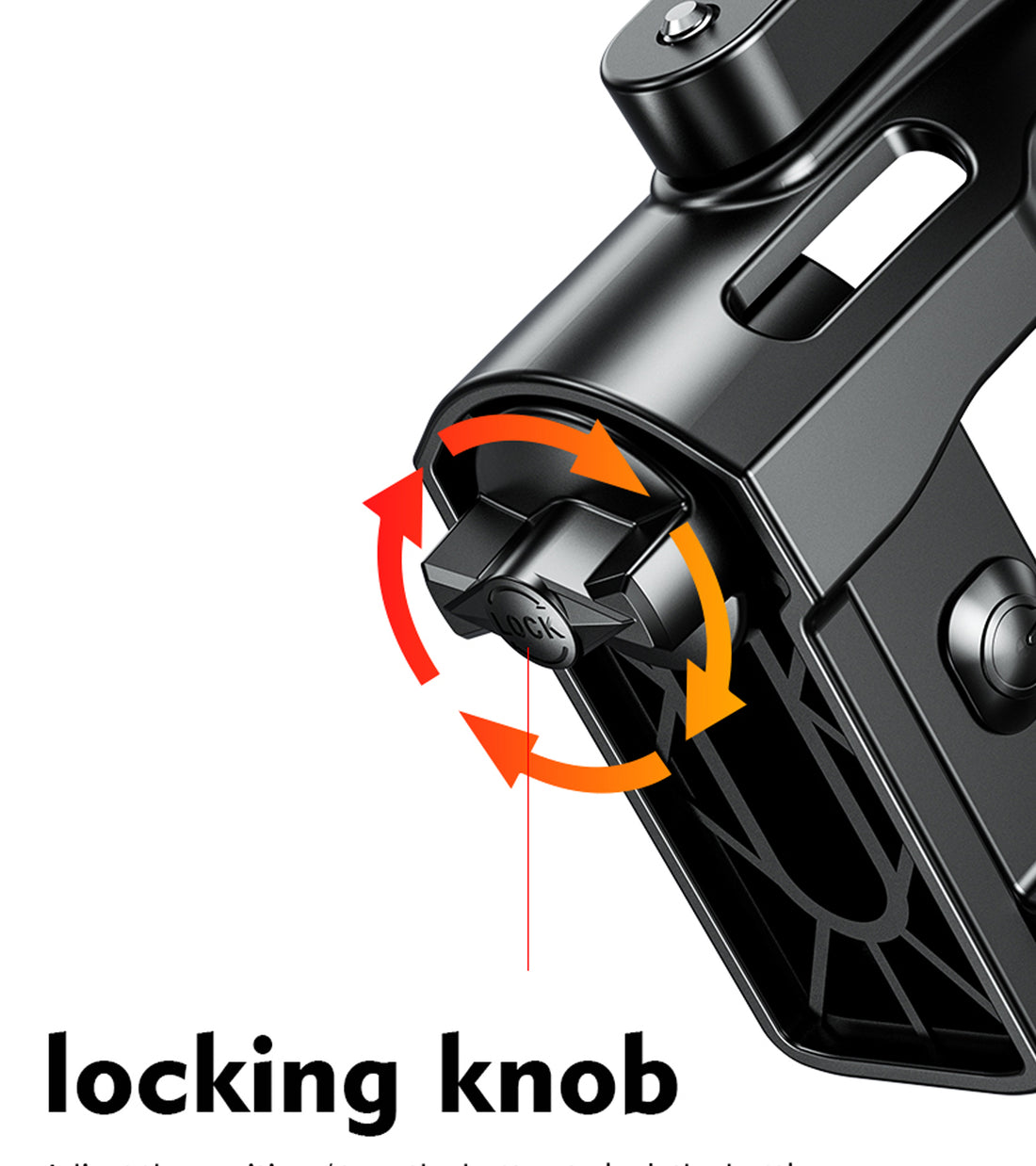 Wide bucket holder KDR-M21-2 Adjust knob