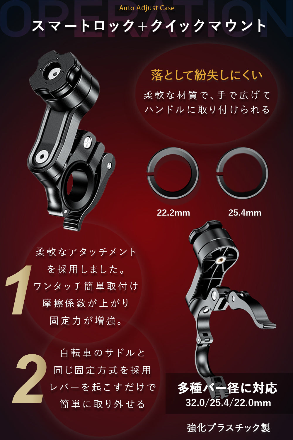 Smart Lock + Auto Adjust Case KDR-M18SL
