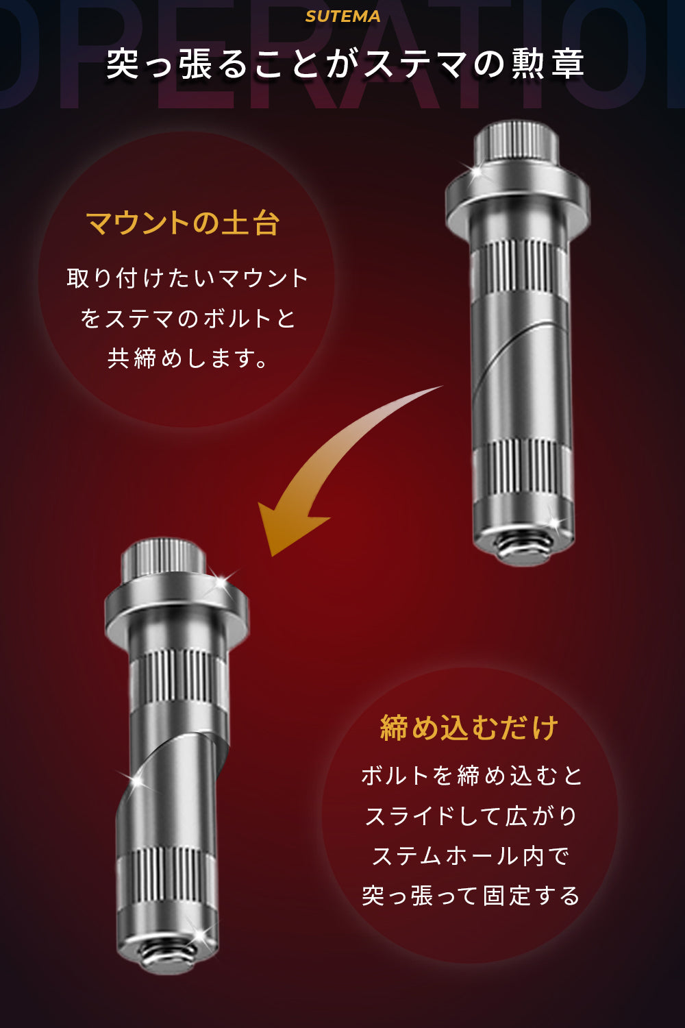 ステム ホール マウント ステマ KDR-R30