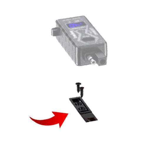 MOTO Charger KDR-M2 Mounting plate + screws