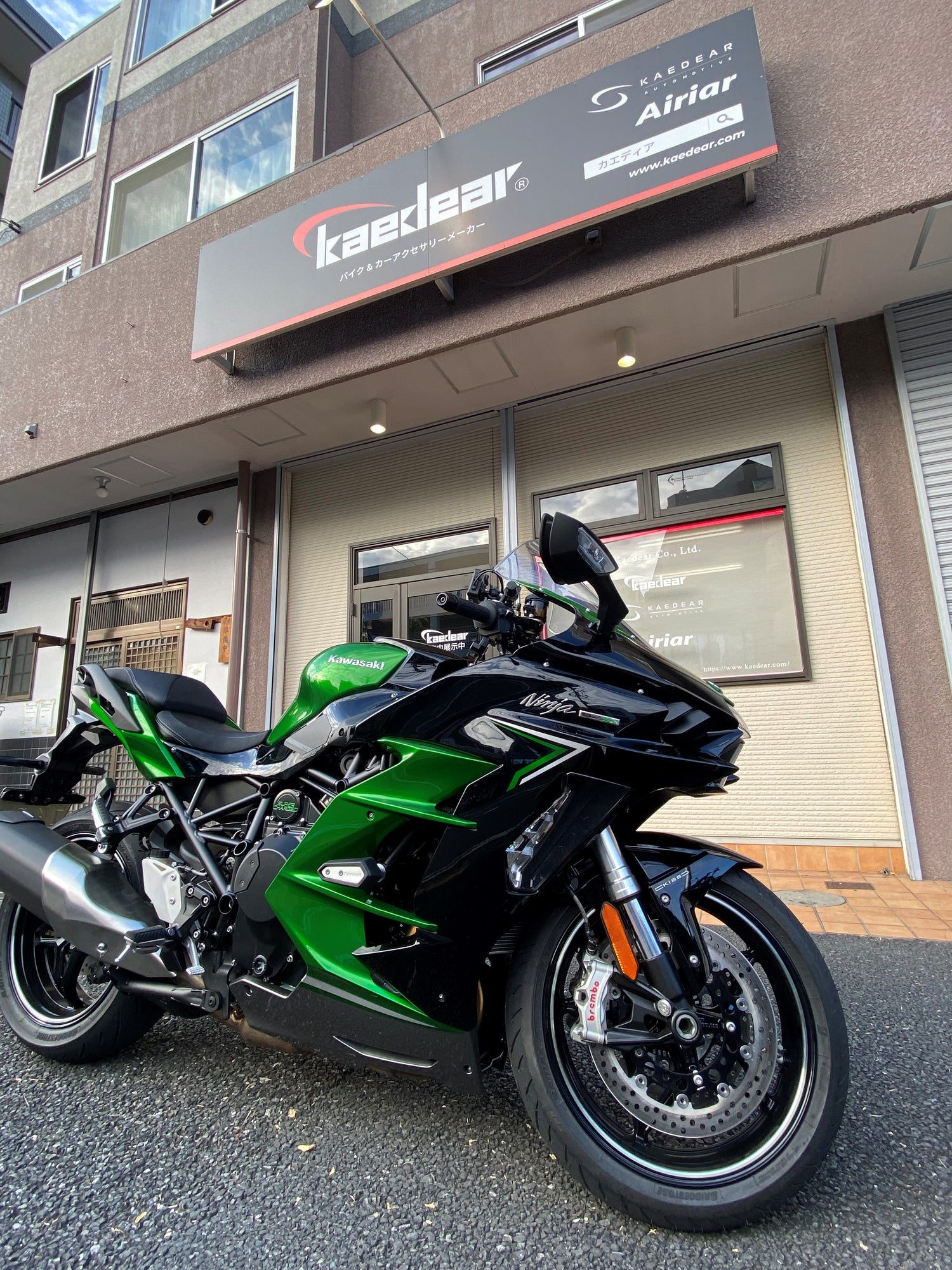 Ninja H2 SXにドラレコのお取り付け