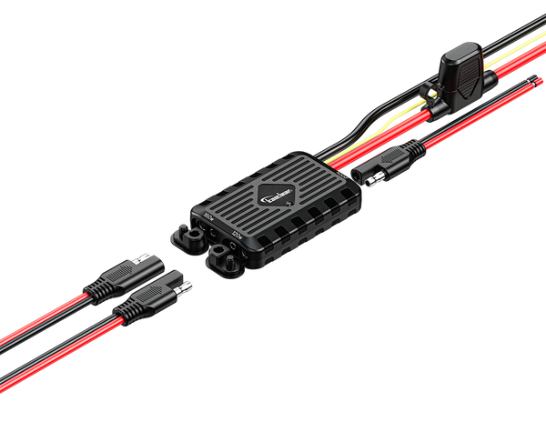 2-way support for vehicle battery and USB charging