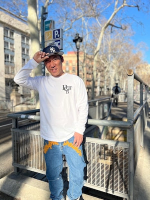 Classic long sleeve T-shirt（BLACK/WHITE）
