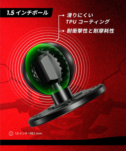 ベースマウント ボール マウント (1.5インチ/サークル)　KDR-R5-15