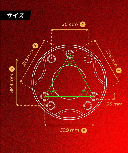 ベースマウント ボール マウント (1インチ/サークル) KDR-R5-1