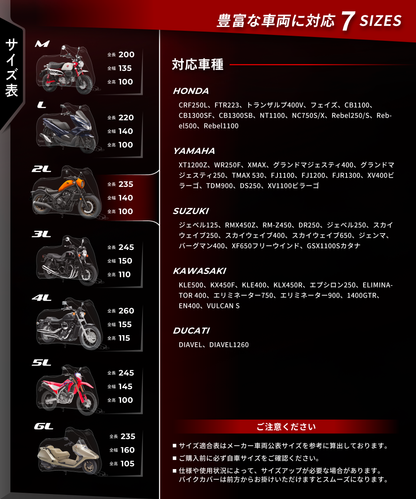 ウェザーシールド・エキゾーストガード バイクカバー KDR-C1