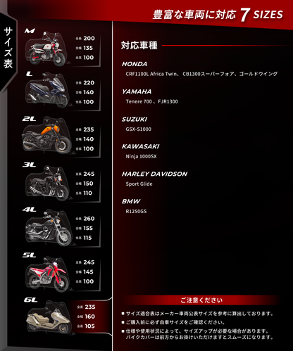 ウェザーシールド・エキゾーストガード バイクカバー KDR-C1