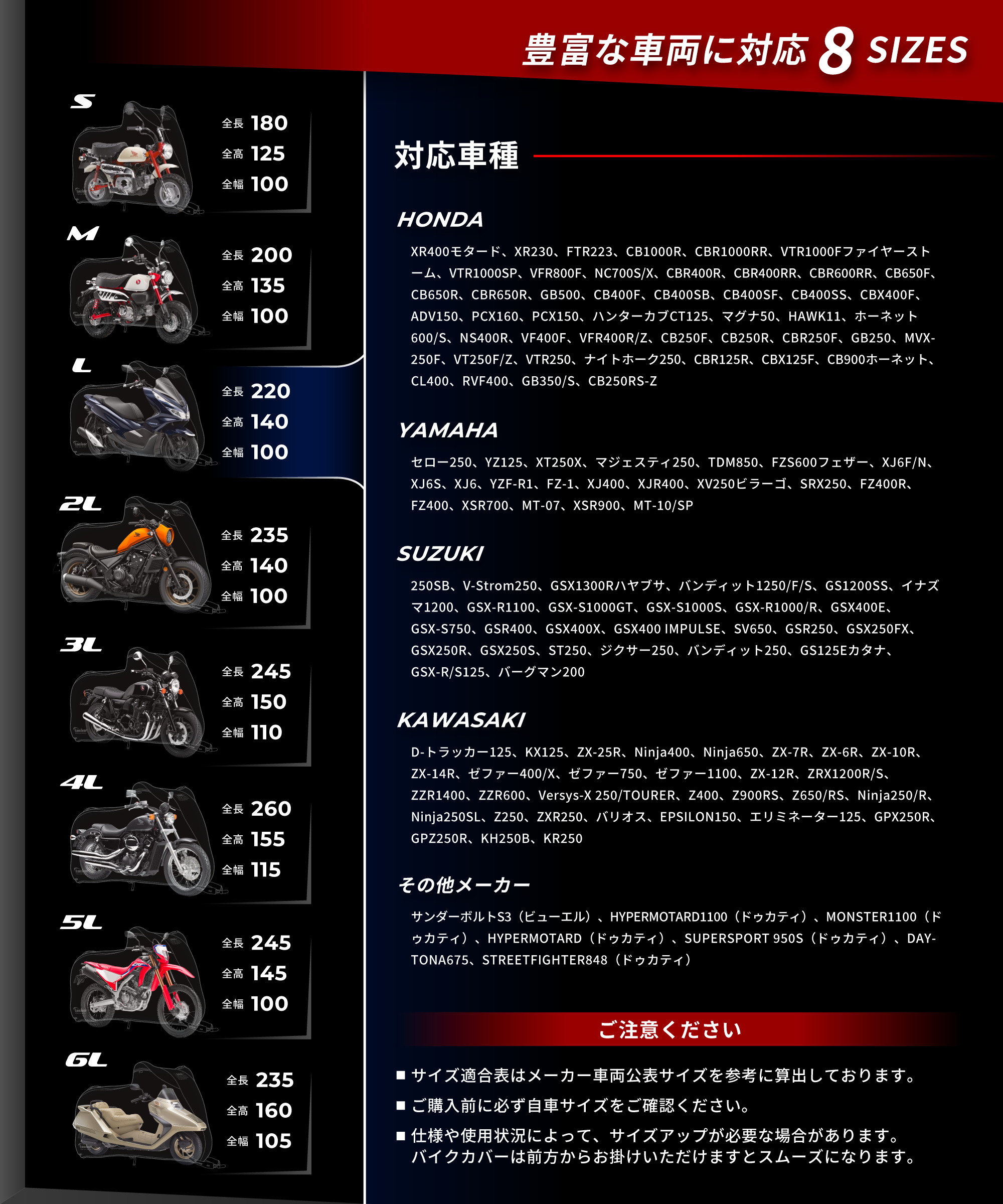 Weathershield Motorcycle Cover KDR-C2