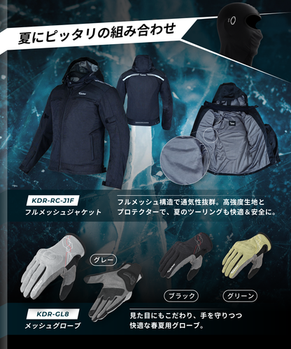 クールフェイスカバー Fitzor Cool（フィッツォクール） KDR-HD1