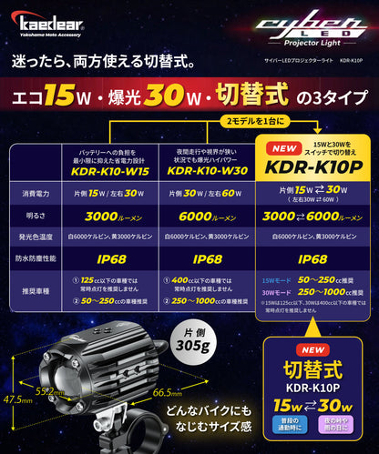 Kaedear(カエディア) Cyber LED プロジェクター ライト KDR-K10P