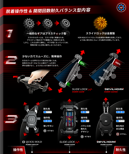 スライドロック Airマウント搭載 KDR-M28