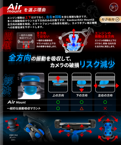 スライドロック Airマウント搭載 KDR-M28