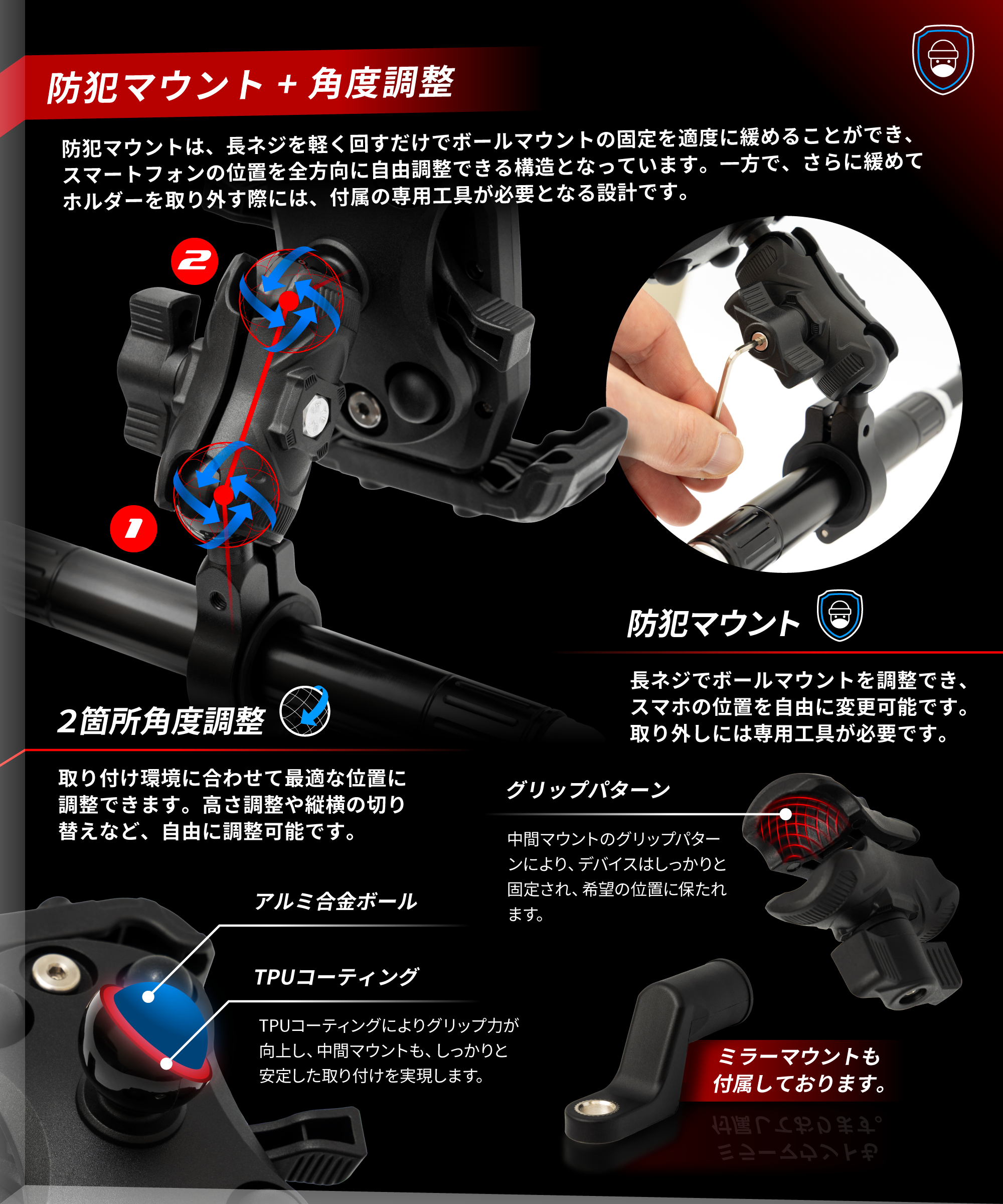 スライドロック Airマウント搭載 KDR-M28