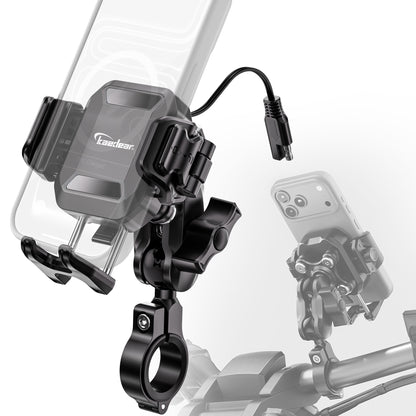 クイックアジャスター/Air Mount KDR-M33A-M-BK (1インチボール/充電機能)