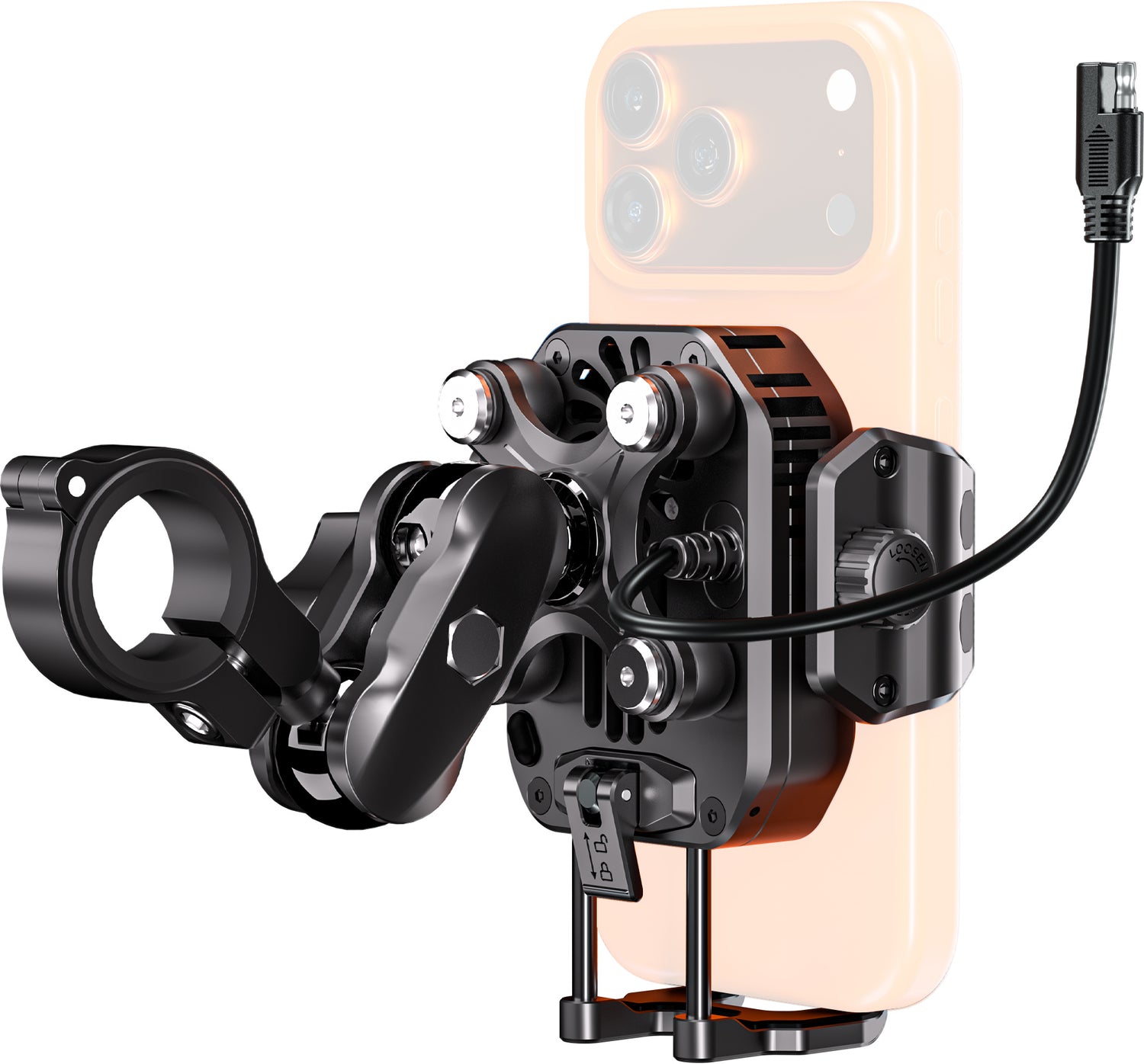 Quick Adjuster/Air Mount KDR-M33A (1 inch ball/charging function)