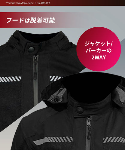 Half mesh riding jacket KDR-RC-J1H (without protector)