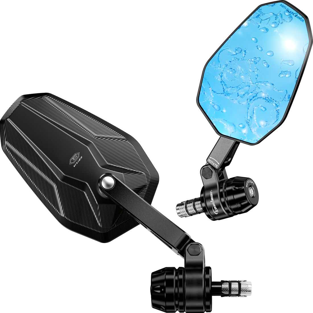 シックスビジョン KDR-RM203 - ステルスミラー/エクスエンド(汎用)