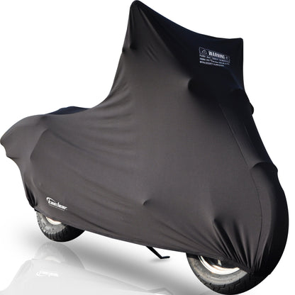 Kaedear(カエディア)   インナーカバー 室内保管 車体保護 傷防止 防塵 通気 ストレッチ素材 収納袋付き 防水バイクカバー併用推奨 KDR-Y-C101